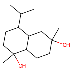 (+/-) - [1S-(1«beta»,4«beta»,4a«beta»,6«alpha»,8a«alpha»)]-1,6-Dimethyl-4-(1-methylethyl)-1,2, 3,4,4a,5,6,7,8,8a-decahydro-1,6-naphthalenediol