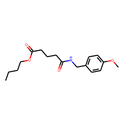 Glutaric acid, monoamide, N-(4-methoxybenzyl)-, butyl ester
