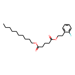 Glutaric acid, decyl 2-(2-fluorophenyl)ethyl ester