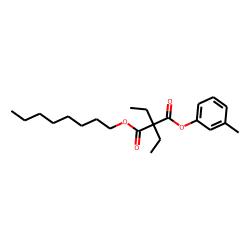 Diethylmalonic acid, 3-methylphenyl octyl ester