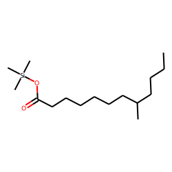 Dodecanoic acid, 8-methyl, trimethylsilyl ester