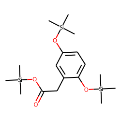 Benzeneacetic acid, 2,5-bis[(trimethylsilyl)oxy]-, trimethylsilyl ester