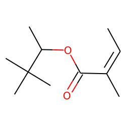 3,3-Dimethylbutan-2-yl (E)-2-methylbut-2-enoate