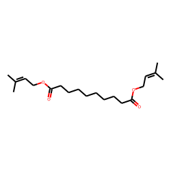 Sebacic acid, di(3-methylbut-2-enyl) ester