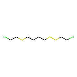 1-(2-Chloroethyldithio)-4-(2-chloroethylthio)butane