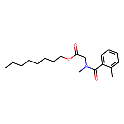 Sarcosine, N-(2-methylbenzoyl)-, octyl ester