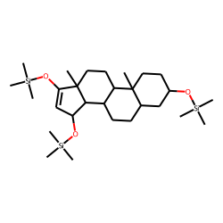 3«alpha»,15«alpha»-dihydroxy-5«beta»-androstan-17-one, TMS