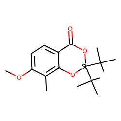 Benzoic acid, 2-hydroxy-3-methyl-4-methoxy, DTBS