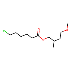 6-Chlorohexanoic acid, 4-methoxy-2-methylbutyl ester