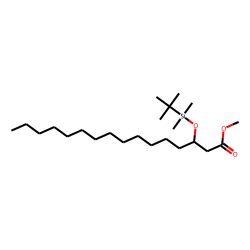 3-Hydroxy-palmitic acid, methyl ester, 3-tBDMS ether