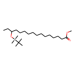 14-Hydroxy-palmitic acid, methyl ester, tBDMS ether
