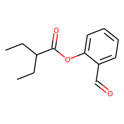 2-Ethylbutyric acid, 2-formylphenyl ester