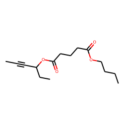 Glutaric acid, butyl hex-4-yn-3-yl ester