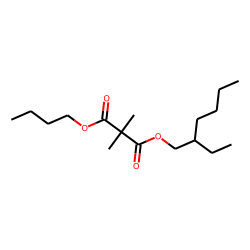 Dimethylmalonic acid, butyl 2-ethylhexyl ester