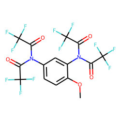 4-Methoxybenzene-1,3-diamine, N1,N1,N3,N3-tetrakis(trifluoroacetyl)-