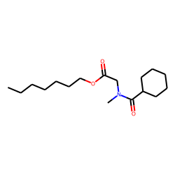 Sarcosine, N-(cyclohexylcarbonyl)-, heptyl ester