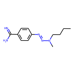 Benzamidine, 4-(3-butyl-3-methyl-1-triazenol)-
