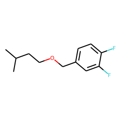 3,4-Difluorobenzyl alcohol, 3-methylbutyl ether