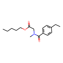 Sarcosine, N-(4-ethylbenzoyl)-, pentyl ester