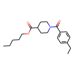 Isonipecotic acid, N-(4-ethylbenzoyl)-, pentyl ester