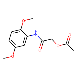 Acetamide, N-(2,5-dimethoxyphenyl)-2-acetoxy-