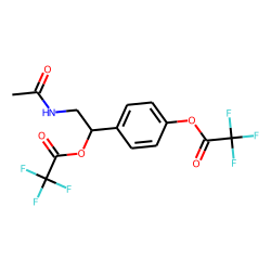 Octopamine, N-acetyl-TFA