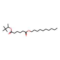 Adipic acid, decyl 3,3-dimethylbut-2-yl ester