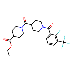 Isonipecotinoylisonipecotic acid, N'-(2-fluoro-3-trifluoromethylbenzoyl)-, ethyl ester