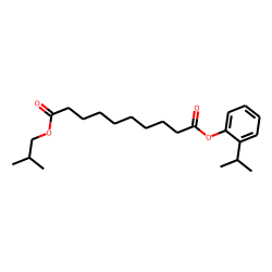 Sebacic acid, isobutyl 2-isopropylphenyl ester