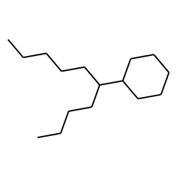 Decane, 5-cyclohexyl-