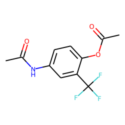 Acetanilide, 3-trifluoromethyl, acetoxy-M