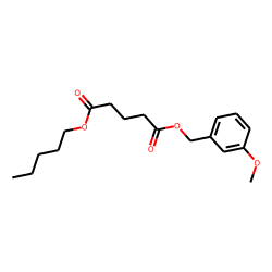 Glutaric acid, 3-methoxybenzyl pentyl ester