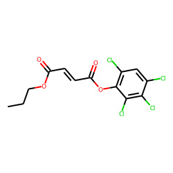 Fumaric acid, propyl 2,3,4,6-tetrachlorophenyl ester