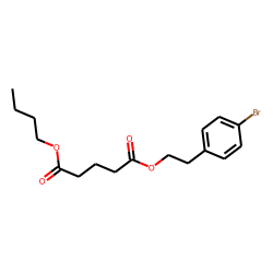 Glutaric acid, 2-(4-bromophenyl)ethyl butyl ester