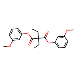 Diethylmalonic acid, di(3-methoxyphenyl) ester