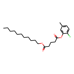Glutaric acid, 2-chloro-5-methylphenyl undecyl ester