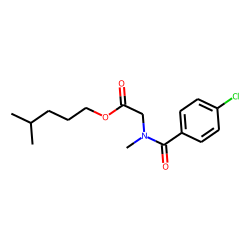 Sarcosine, N-(4-chlorobenzoyl)-, isohexyl ester
