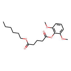 Glutaric acid, 2,6-dimethoxyphenyl hexyl ester