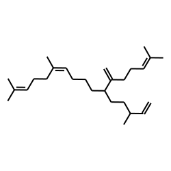 2,6(E),15-Heptadecatriene, 2,6,16-trimethyl-12-methylene-11-(3-methyl-4-pentenyl)