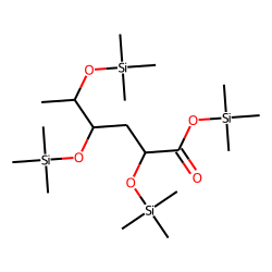 3,6-Dideoxy-ribo-hexonic acid, tetrakis-TMS