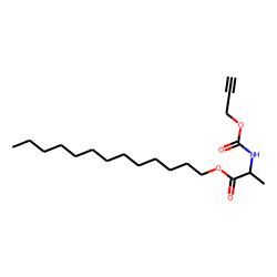 D-Alanine, N-propargyloxycarbonyl-, tridecyl ester