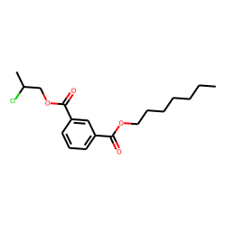 Isophthalic acid, 2-chloropropyl heptyl ester