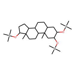 5«alpha»-Androstane-2«alpha»,3«alpha»,17«beta»-triol, TMS