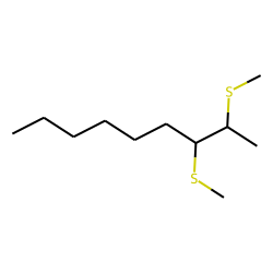 Nonane, 2,3-bis-(methylthio), erythro