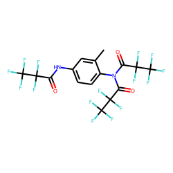 2-Methylbenzene-1,4-diamine, tris(pentafluoropropionyl)-, isomer 1
