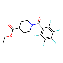 Isonipecotic acid, N-pentafluorobenzoyl-, ethyl ester