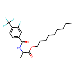 D-Alanine, N-(3-fluoro-4-trifluoromethylbenzoyl)-, nonyl ester