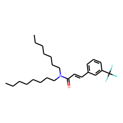 trans-Cinnamamide, n-heptyl-n-octyl-3-trifluoromethyl-