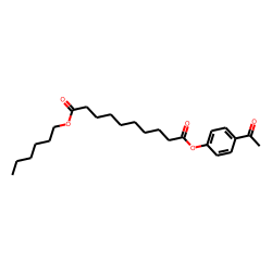 Sebacic acid, 4-acetylphenyl hexyl ester