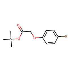 4-Bromophenoxyacetic acid, trimethylsilyl ester